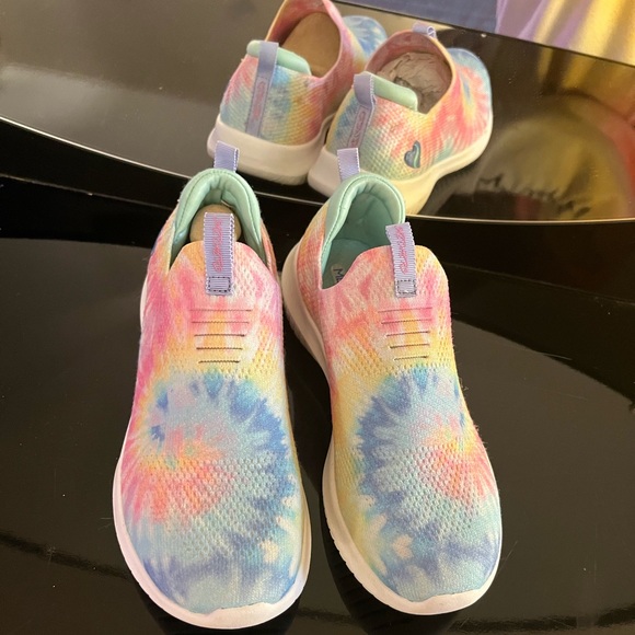 GIRLS SIZE 2 Sketchers Ultra Flex - Groovin Vibe Shoes - Picture 13 of 13